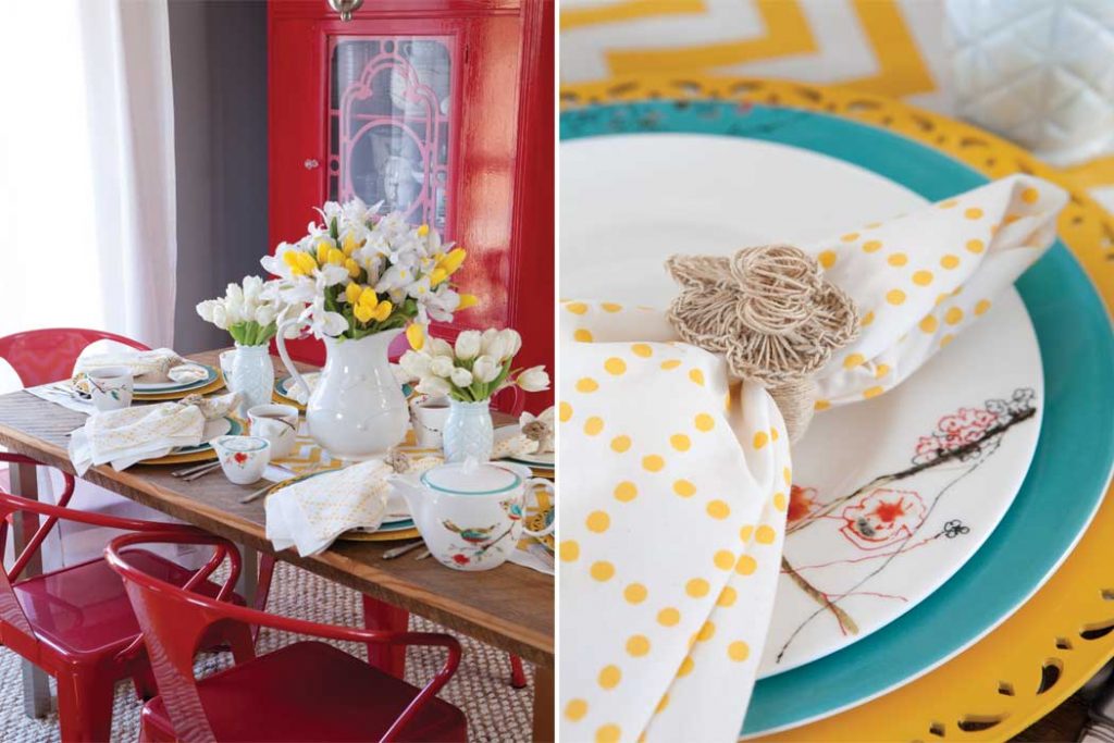 Whimsical Spring Tablescape