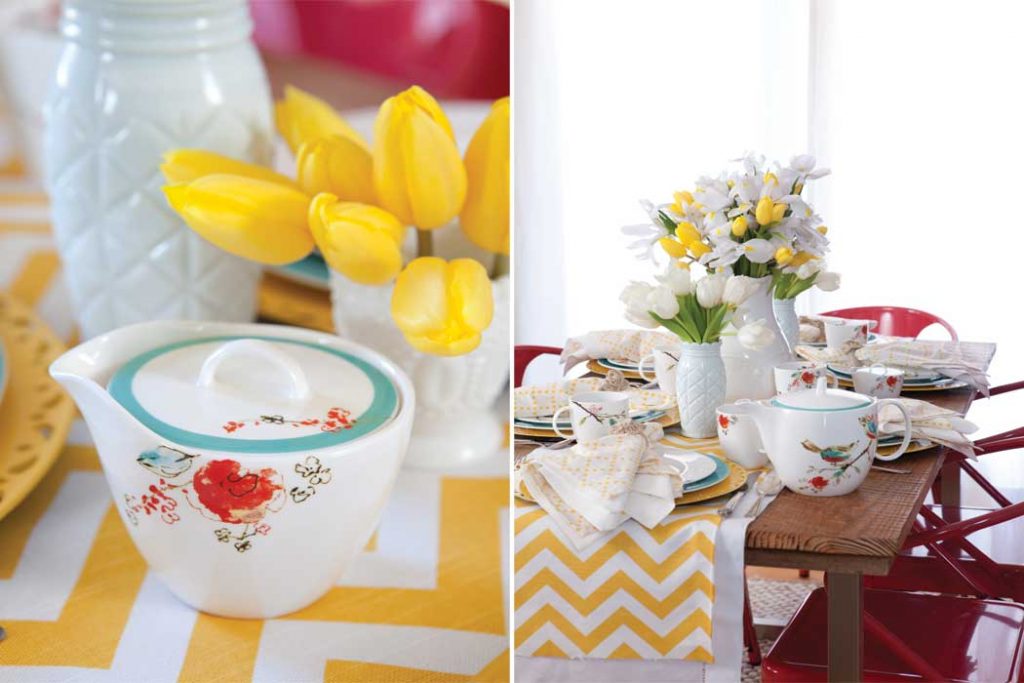 Whimsical Spring Tablescape