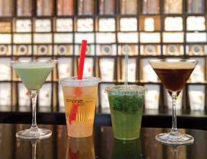 Amani Tea iced teas, tea cocktails, and mocktails are appealing alternatives to hot tea. 