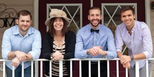 Bernadette Solari and the staff of High SocieTea House