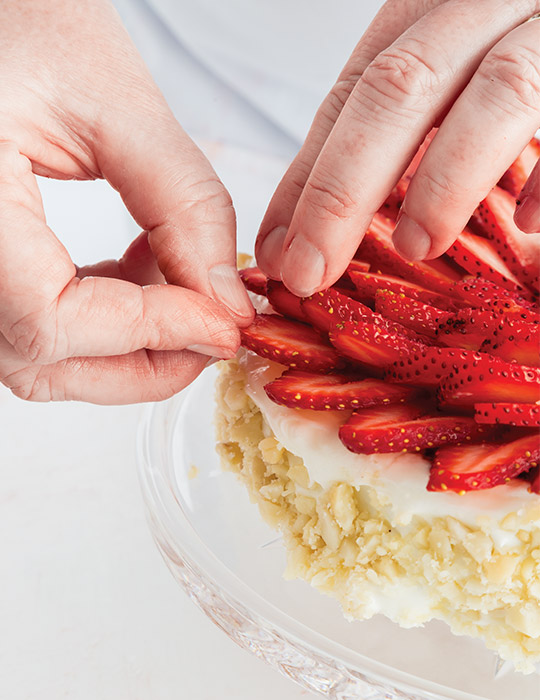 How-to: Strawberry-Macadamia Flourless Torte