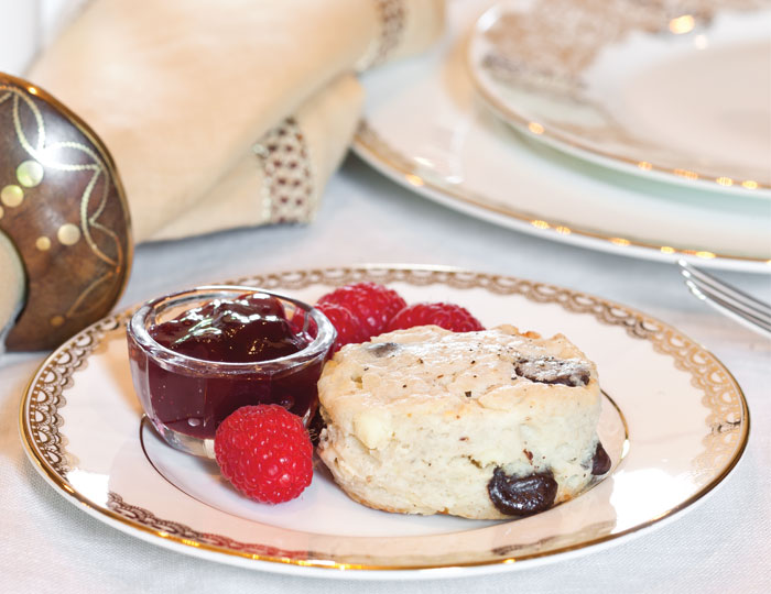 Chocolate-Feta Scones