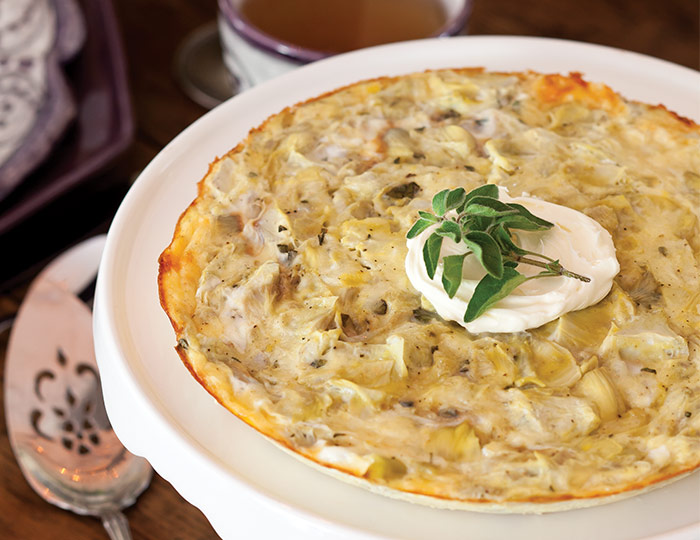 Tuscan Tea Artichoke-Frittata