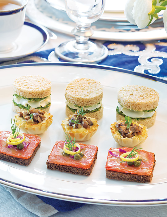 Taking Tea Around the Menorah