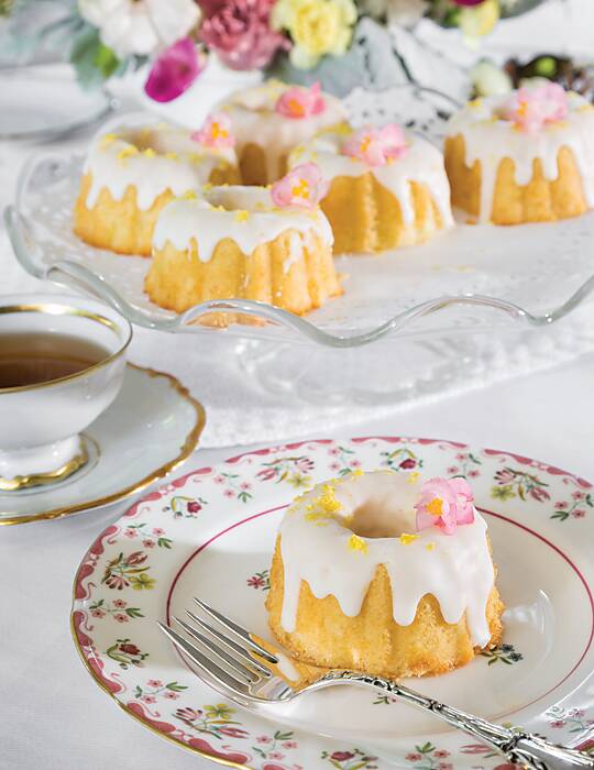 Mini Lemon Bundt Cakes - TeaTime Magazine