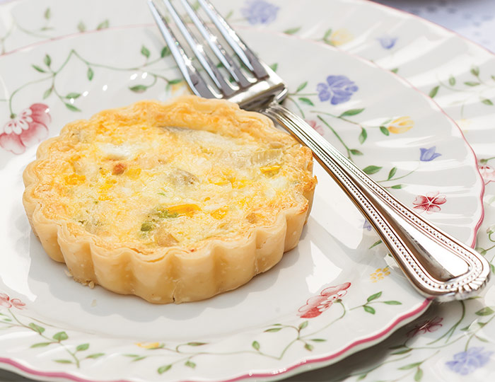 Bell Pepper–Artichoke Mini Quiches