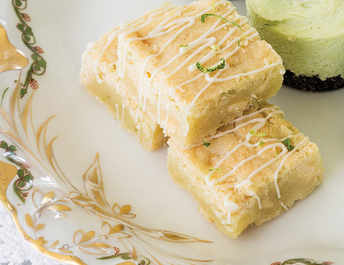 White Chocolate-Lime Blondies