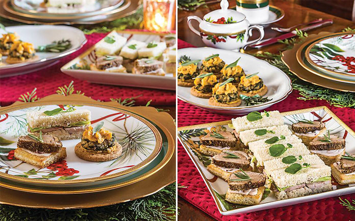 Butternut Squash, Lentil & Spinach Canapés
