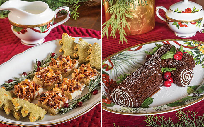 Yule Log Cake