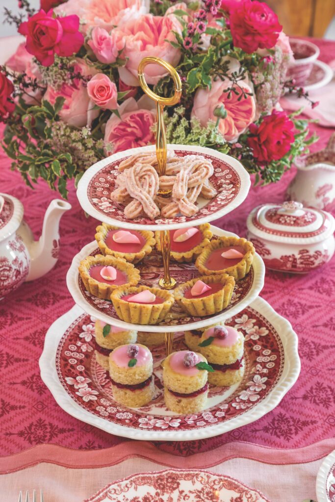 Pink Tiered Sweet Stand