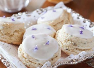 Lavender Cream Scones MJ13