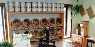 Simpson & Vail's retail shop in Brookfield, Connecticut