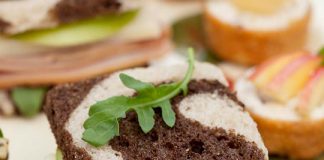 Ham, Cheddar, and Apple Tea Sandwiches