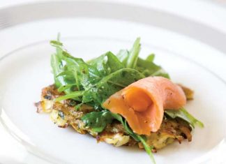 Latkes and Smoked Salmon