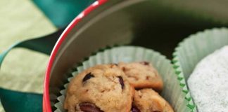 Double Chocolate-Cranberry Cookies