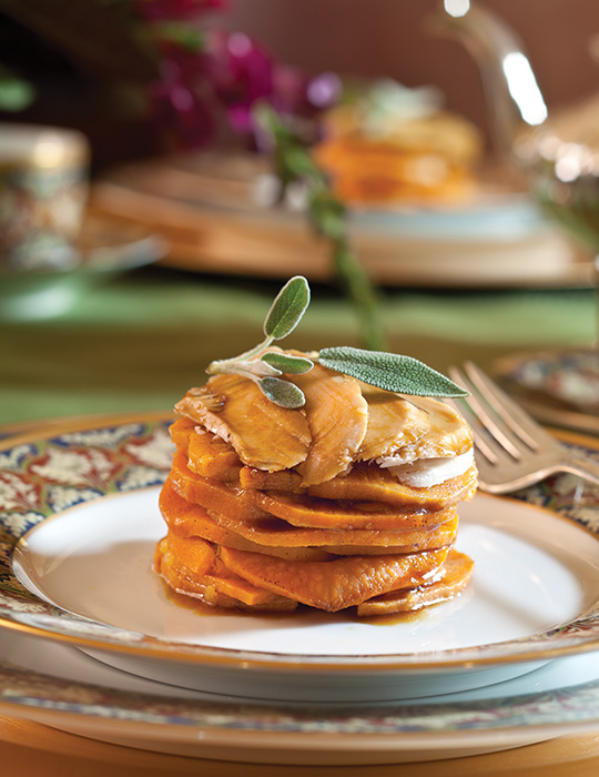 Game-Hen–Sweet-Potatos-Stacks