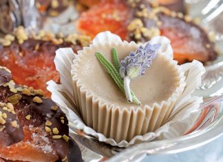 Earl Grey and Lavender-Infused Cheesecakes