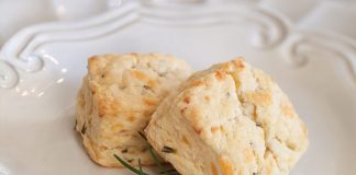 Smoked Gouda and Rosemary Scones
