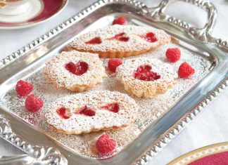 Raspberry-Almond Tea Cakes