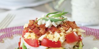 Stacked Crab Cob Salad