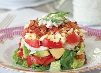 Stacked Crab Cob Salad