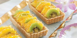 Tropical Fruit Cookie Tartlets
