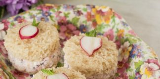 Radish-Poppyseed Tea Sandwiches