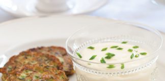 Zucchini Latkes from our Hanukkah Tea