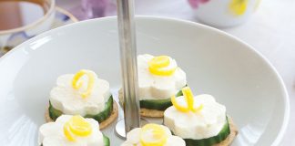 Cucumber Feta Canapes