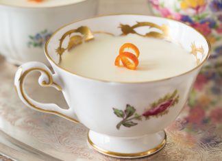 Vanilla-Tangerine Panna Cottas