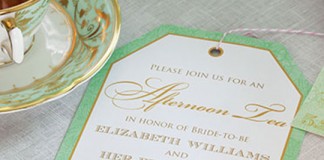 Bridesmaids' Tea Invitation