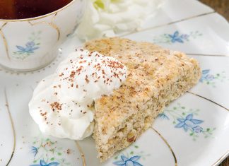 Hazelnut Wedge Scones