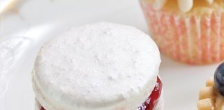 Strawberry-Macadamia French Macarons