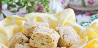 Corn, Goat Cheese & Chive Scones
