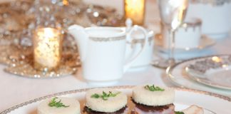 Chocolate Pancetta & Smoked Ham Tea Sandwiches