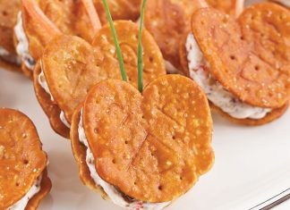 Olive-Pecan Pretzel Butterflies