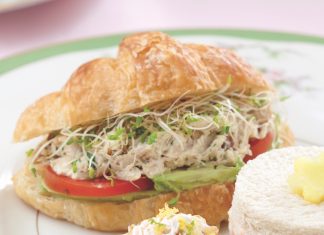 Avocado-Cilantro Chicken Salad Sandwiches