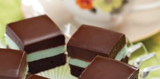 Layered Mint Brownies