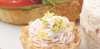 Lemon-Lime Salmon Cups