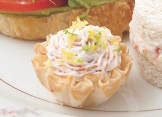 Lemon-Lime Salmon Cups
