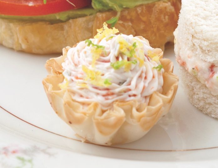 Lemon-Lime Salmon Cups