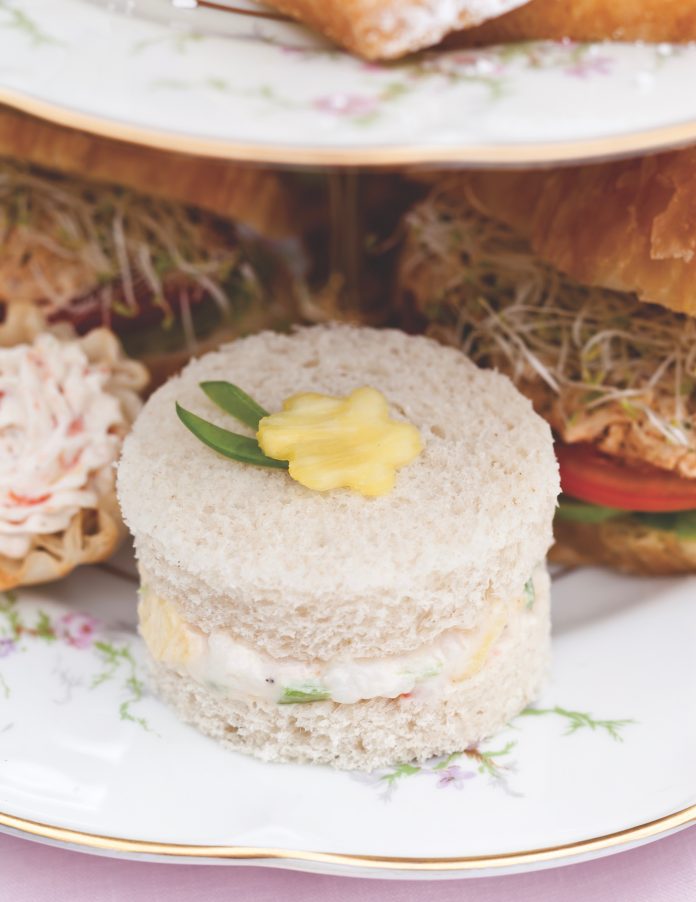 Pineapple-Shrimp Salad Tea Sandwiches