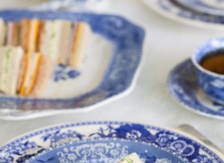 Apple, Cheddar, and Chutney Tea Sandwiches