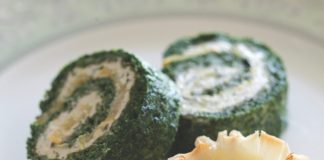 Herbed Spinach and Squash Roulade