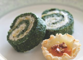 Herbed Spinach and Squash Roulade