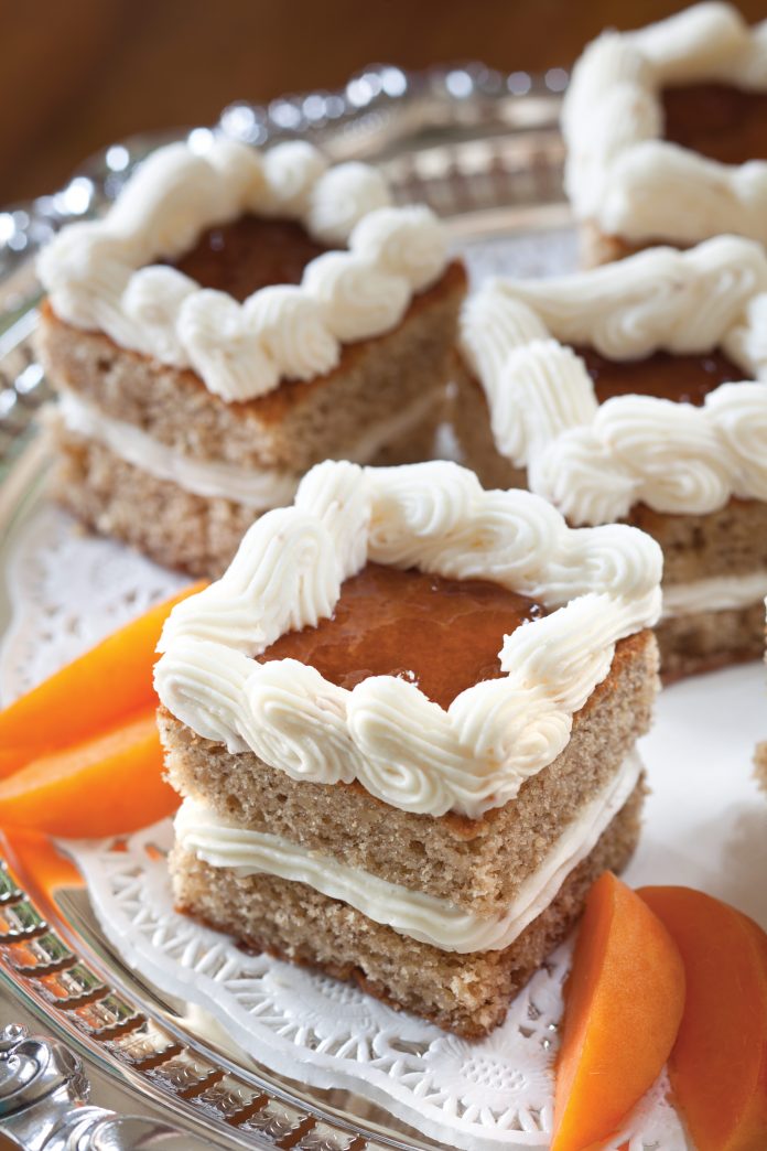 Apricot-Walnut Cakes