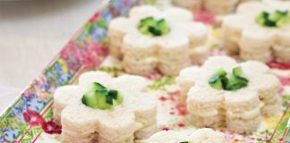 Cucumber-Boursin Tea Sandwiches