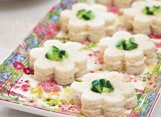 Cucumber-Boursin Tea Sandwiches