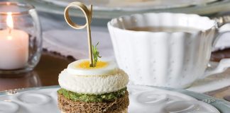 Ham Salad Tea Sandwich Stackers