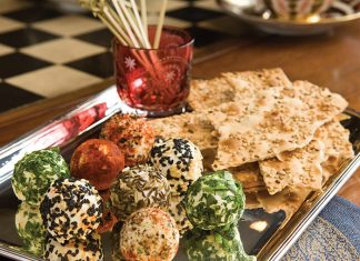 Goat Cheese Truffles on Lavash Flatbread Holiday Savories: 9 of Our Favorites